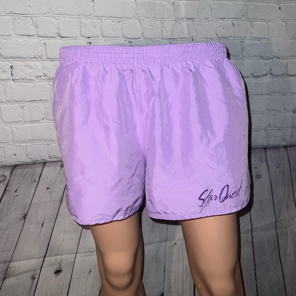 Augusta Sportswear Pants - Augusta Purple Star Quest athletic shorts size L